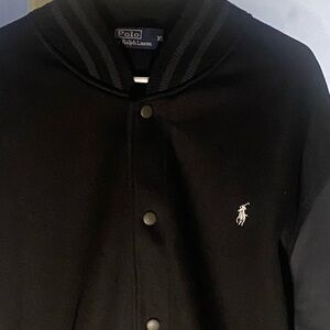 Polo by Ralph Lauren Black Bomber Jacket